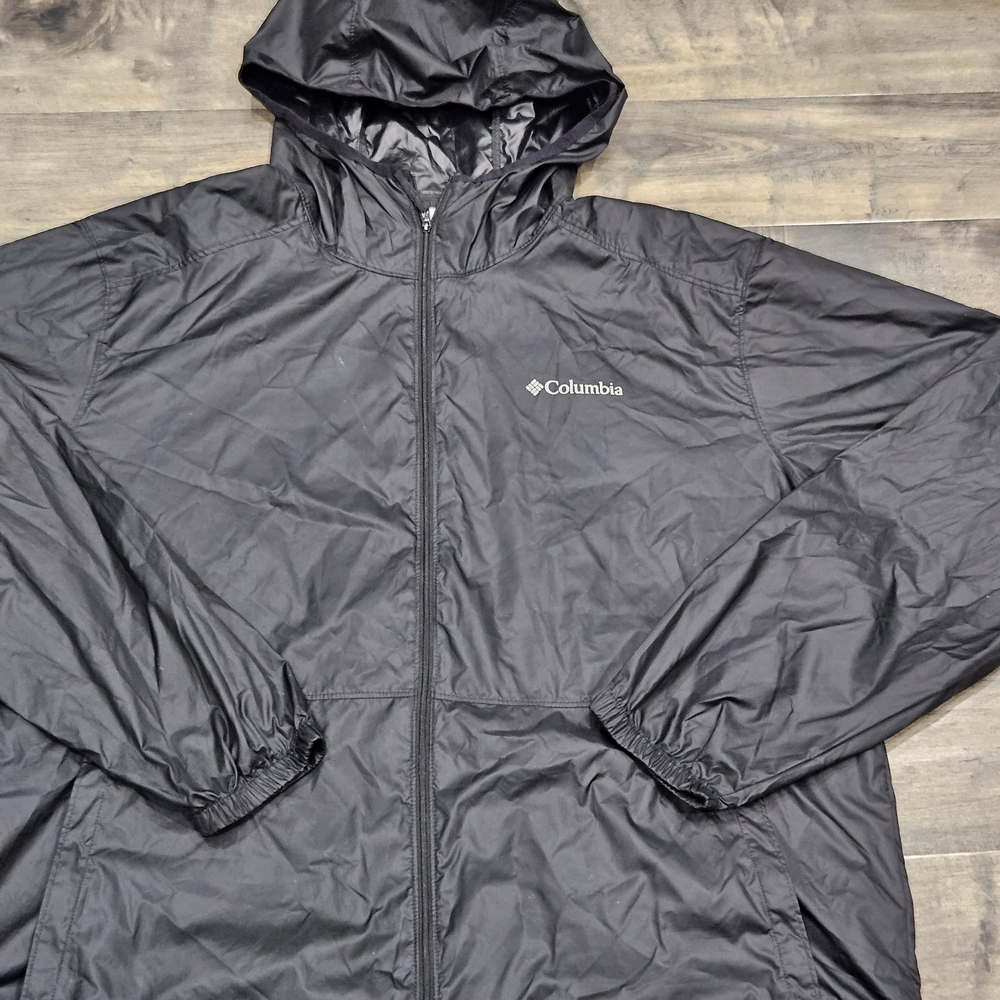 Columbia Men's Black Windbreaker Jacket